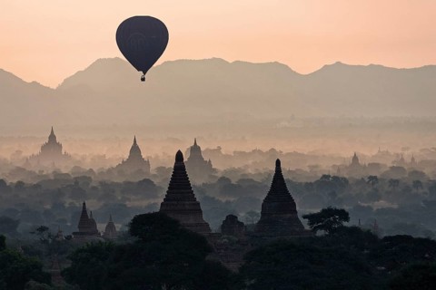 View of pagodas