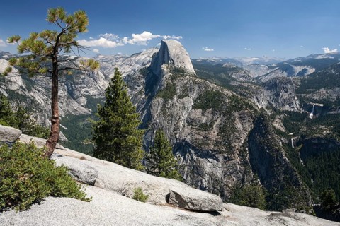 View from Glacier Point to Half Dome