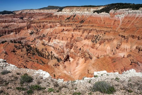 Views of bizarre sandstone erosions in Amphitheater