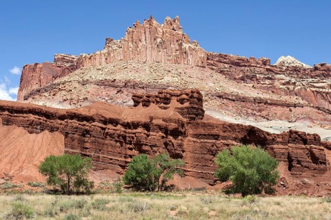 Landscape and rock formations in Fruita