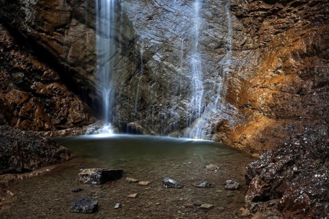 Schleierfall waterfall