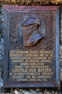 Plaque to Luitpold of Bavaria