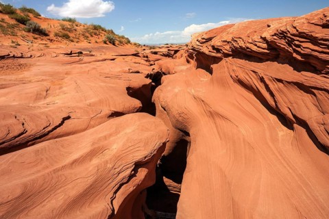 Sandstone formations