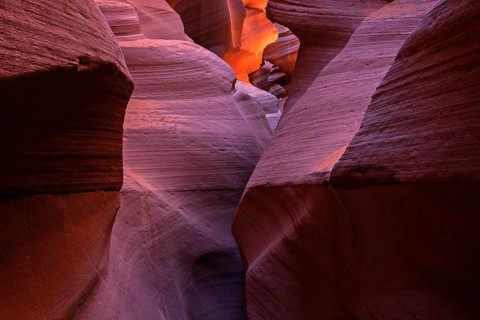 Colourful sandstone formations