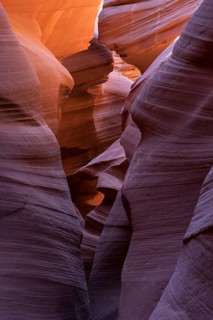 Colourful sandstone formations