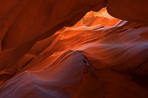 Colourful sandstone formations