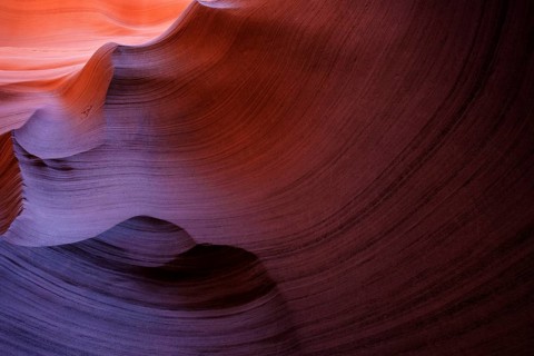 Colourful sandstone formations