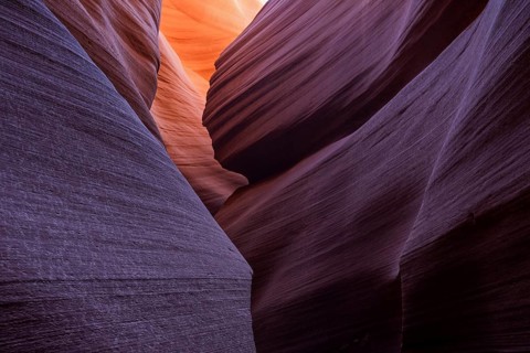 Colourful sandstone formations