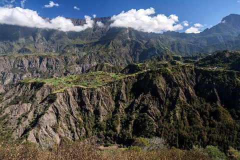 View in the caldera Cirque de Cilaos