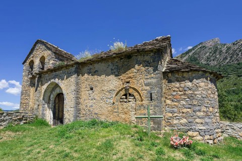 Church of Sercue in Canon de Aniscio