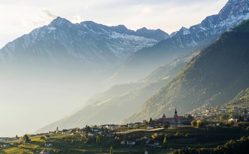 View to the village Tirol