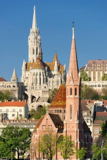 Calvinist Church and Matthias Church