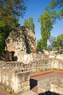 Ruins of the Dominican convent Domonkos kolostor