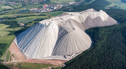 Salt mountain