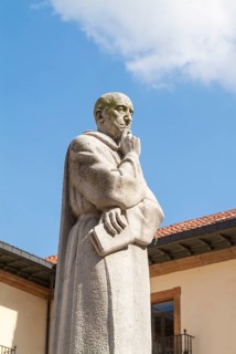 Statue of the Benedictine monk