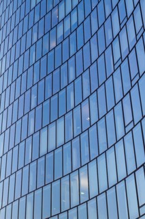Facade of the office building Hoch Zwei