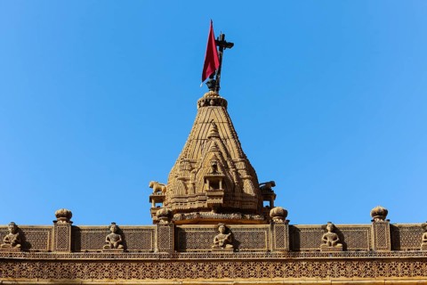Ornate tower in Haveli style