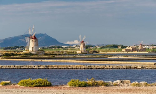 Windmills on saltworks