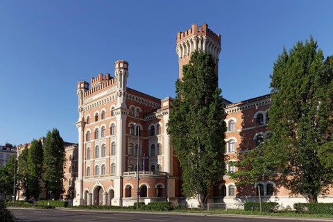 Rossauer Barracks in the style of historicism