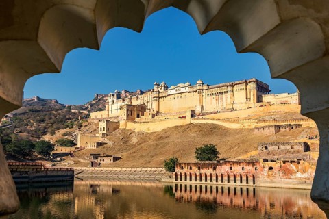 Amber Fort with Mahota Lake