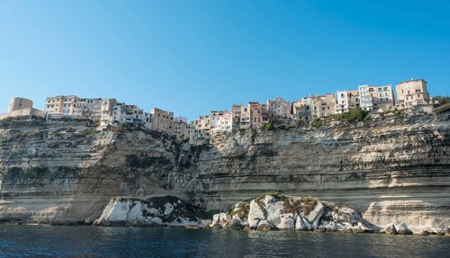 Historic centre by the chalk cliffs