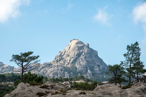 Mountain landscape with Punta di u Diamante