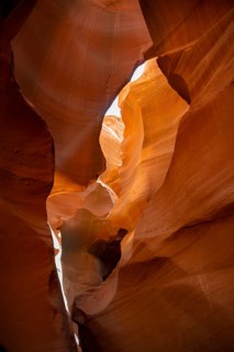 Colourful sandstone formation