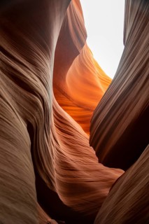 Colourful sandstone formation