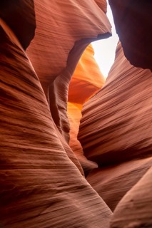 Colourful sandstone formation