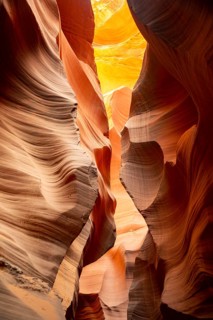 Colourful sandstone formation