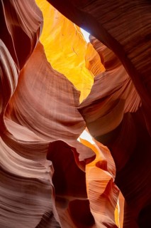 Colourful sandstone formation