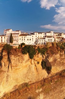 View from the Puente Nuevo Bridge over the historic centre of Ronda