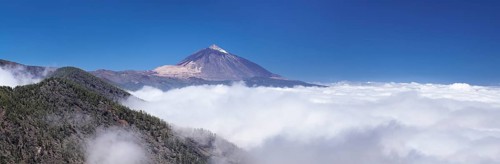 Pico del Teide above a blanket of clouds