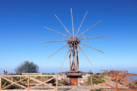 Traditional windmill in Las Tricias