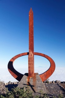 Astronomical viewpoint Monumento Al Infinito by architect Cesar Manrique