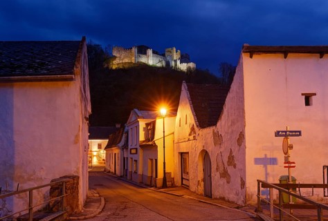 Kirchengasse with view towards castle