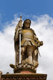 Statue of Saint Florian at Florian Square