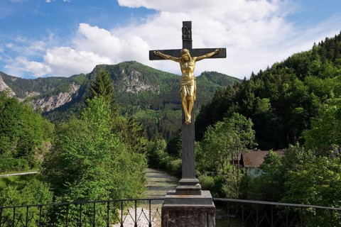 Crucifix on the Topperbrucke bridge
