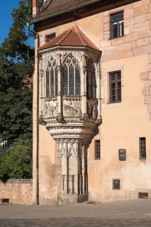Sebalder vicarage with oriel window