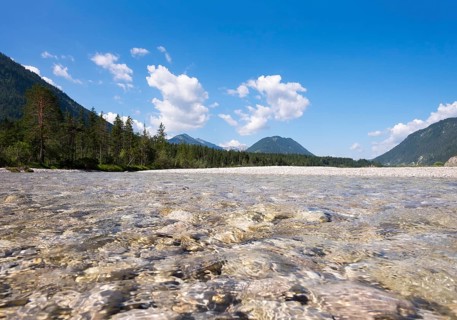Isar at Vorderriss