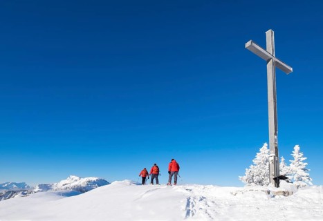 Ski tourers at summit