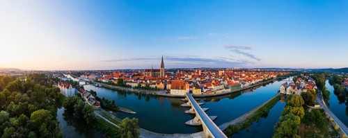 Panorama of Regensburg