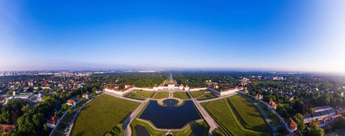 Castle Nymphenburg with castle park