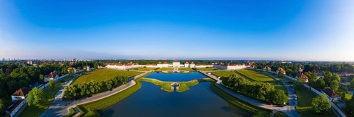 Castle Nymphenburg with castle park