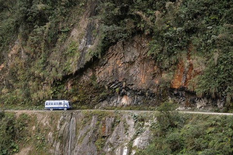 Bus on Death Road