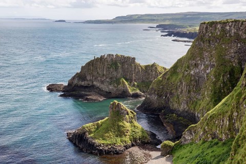 Basalt cliffs along Causeway Coast