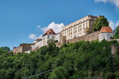 View to the castle Veste Oberhaus