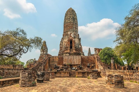 Ruins of Buddhist temple Tha Wa Su Kri