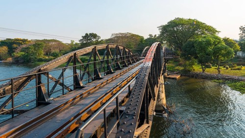Historical River Kwai Bridge