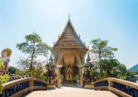 Wat Plai Laem Temple in Ban Bo Phut